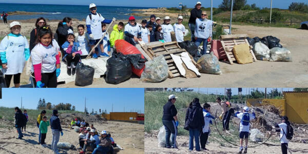 “Puliamo l’Italia”: bambini e genitori collaborano per la pulizia delle spiagge di Brindisi!